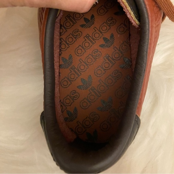 Adidas Originals Lacoste full grain leather men’s trainers in size 8 - Picture 5 of 9